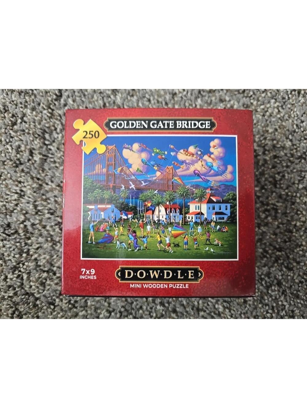 Dowdle Wooden Golden Gate Bridge Mini 250pc NEW